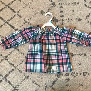 Baby Girl Plaid Top